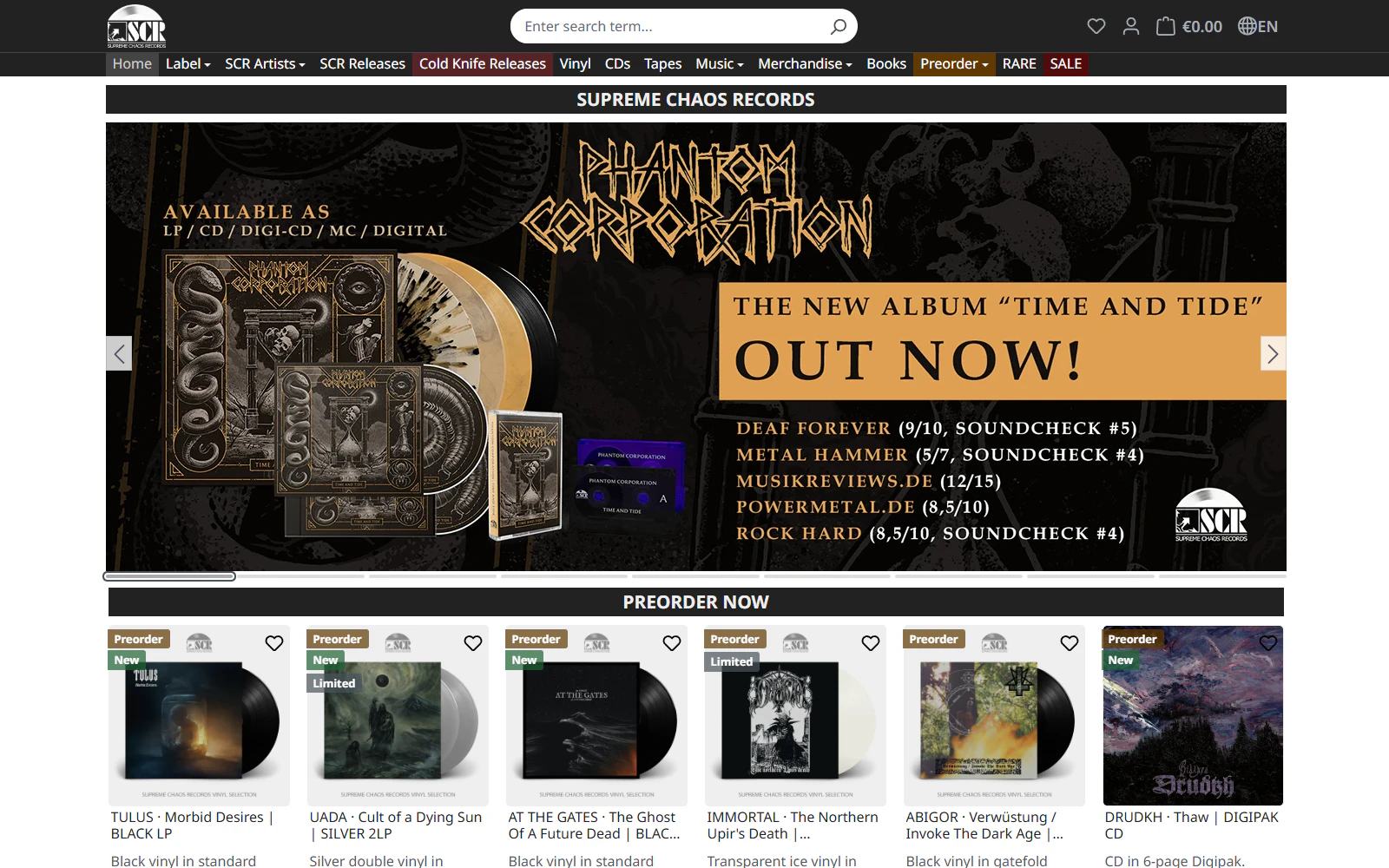 Supreme Chaos Records Shop Screenshot